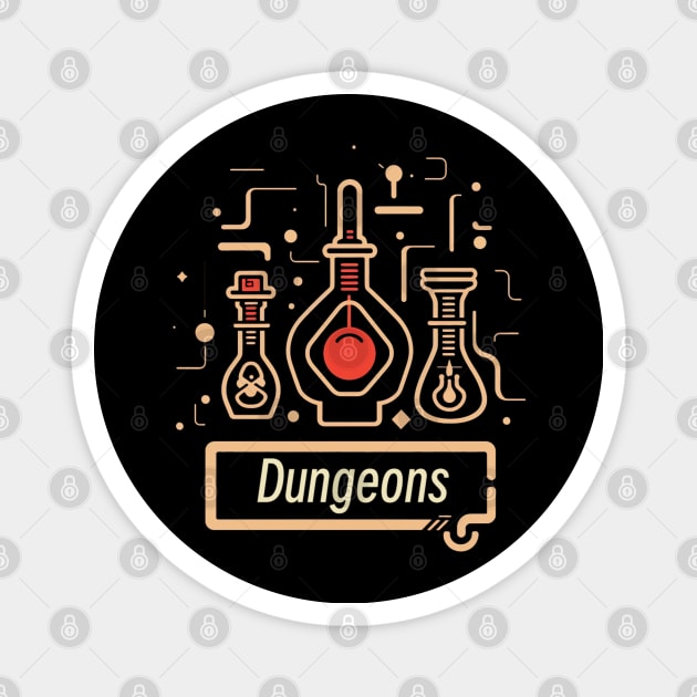 Dungeon potion Magnet by Flowerandteenager